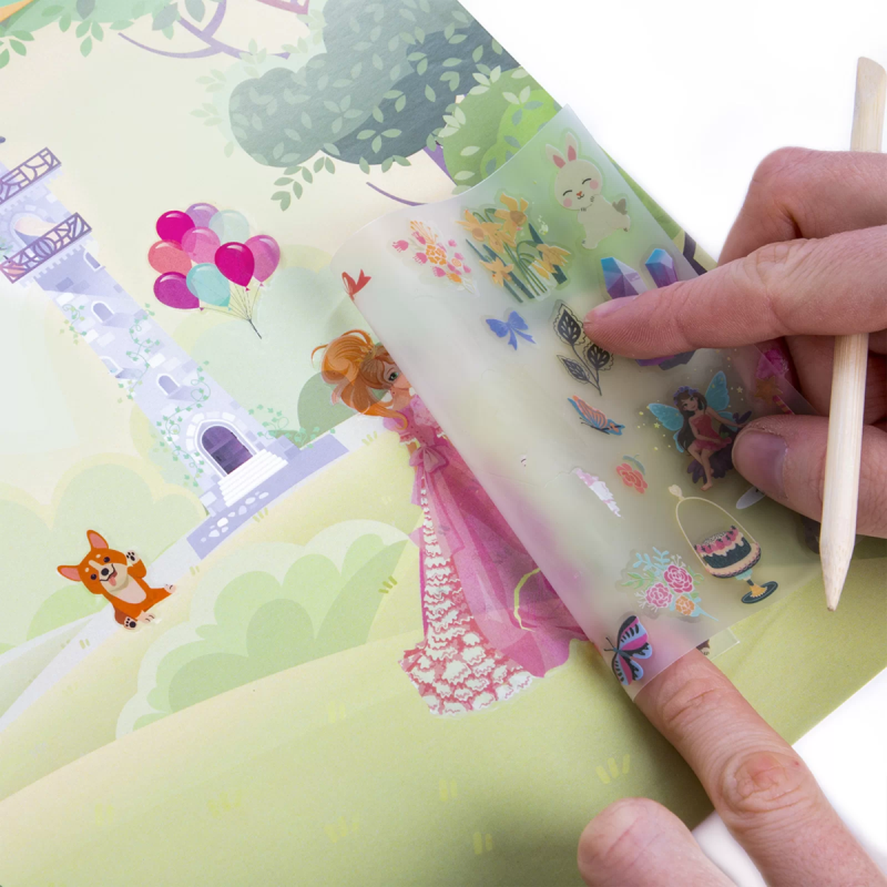 Kalkomania Obrazki do Kopiowania Księżniczki - Kidea