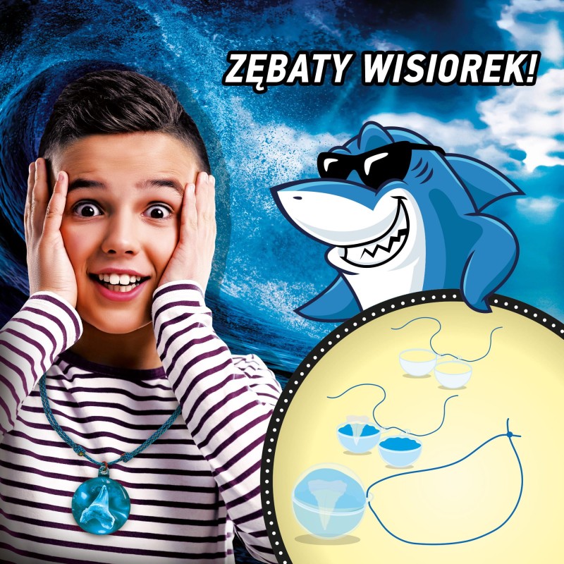 Rekiny i Dinozaury eksperymenty Crazy Science -  Lisciani