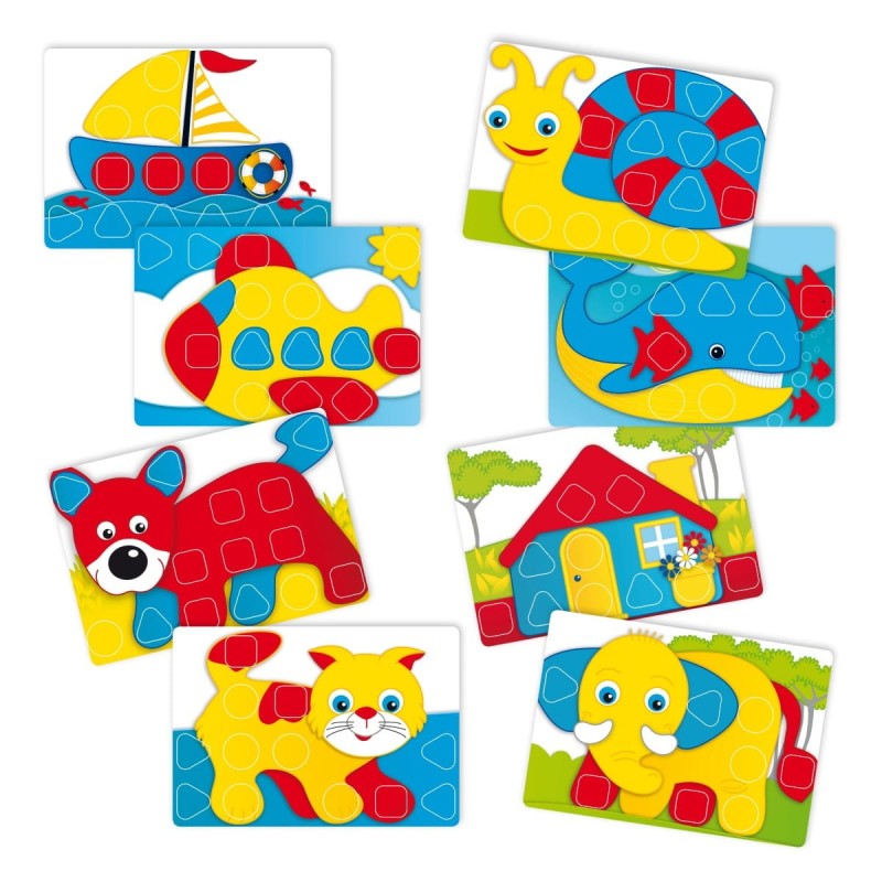 Mozaika 3D z Kołeczkami FantaColor Baby 33 Quercetti