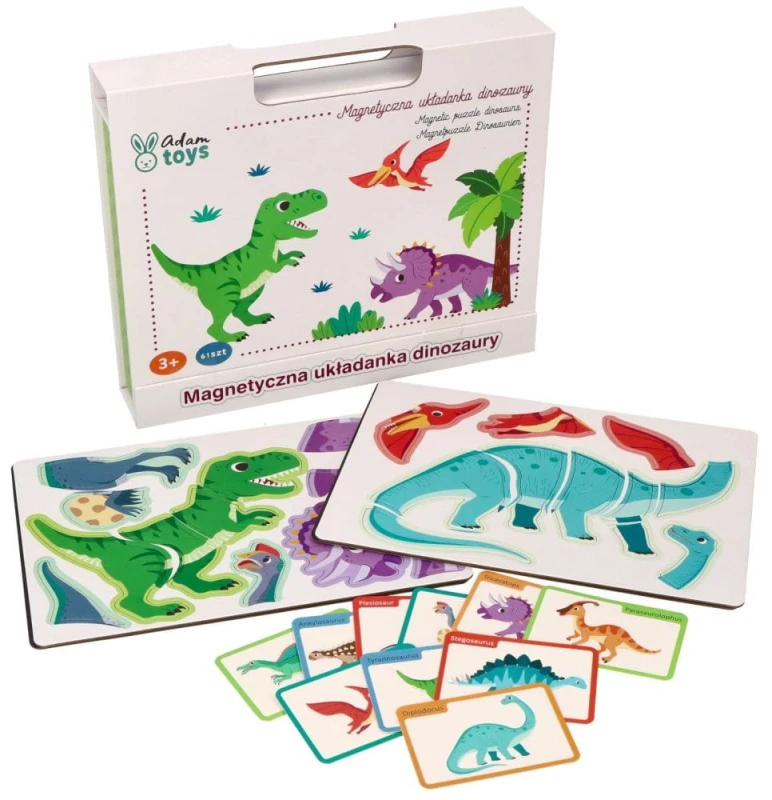 Magnetyczna Układanka Dinozaury - Adam Toys