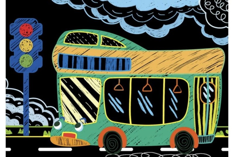 Wydrapywanki Samochody 15 szt. Scratch - Avenir