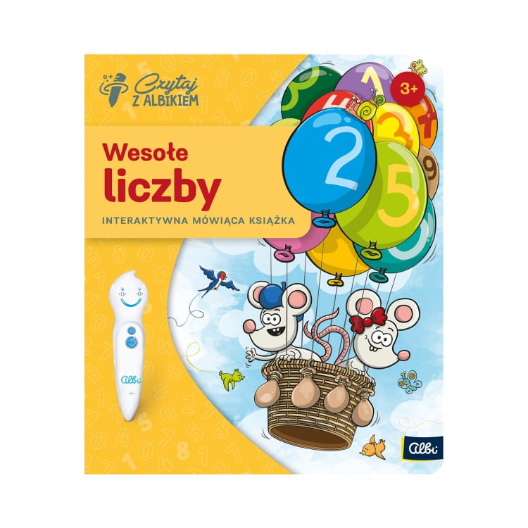 Wesołe liczby Interaktywna Mówiąca Książka - Czytaj z Albikiem