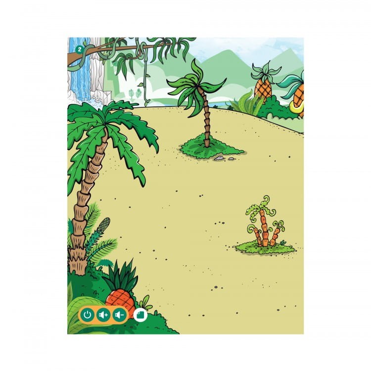 Dinozaury Interaktywne mówiące naklejki zeszyt - Czytaj z Albikiem