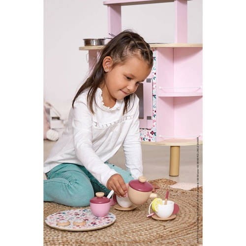 Drewniany serwis do herbaty Twist - Tea Set Janod
