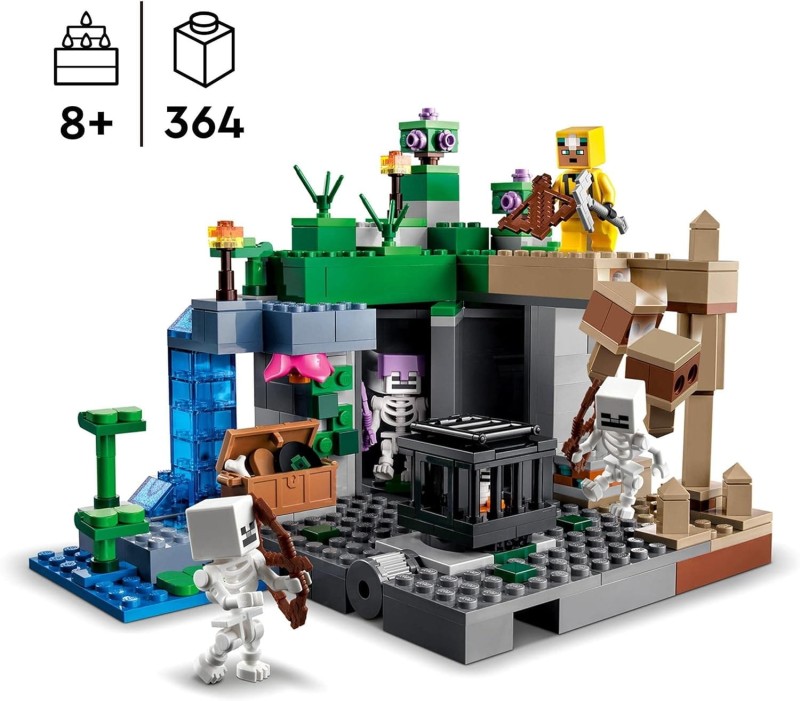 LEGO Minecraft Loch szkieletów 21189
