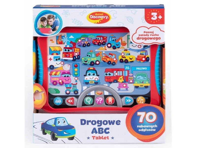 Edukacyjny Tablet dla dzieci Drogowe ABC Dumel Discovery