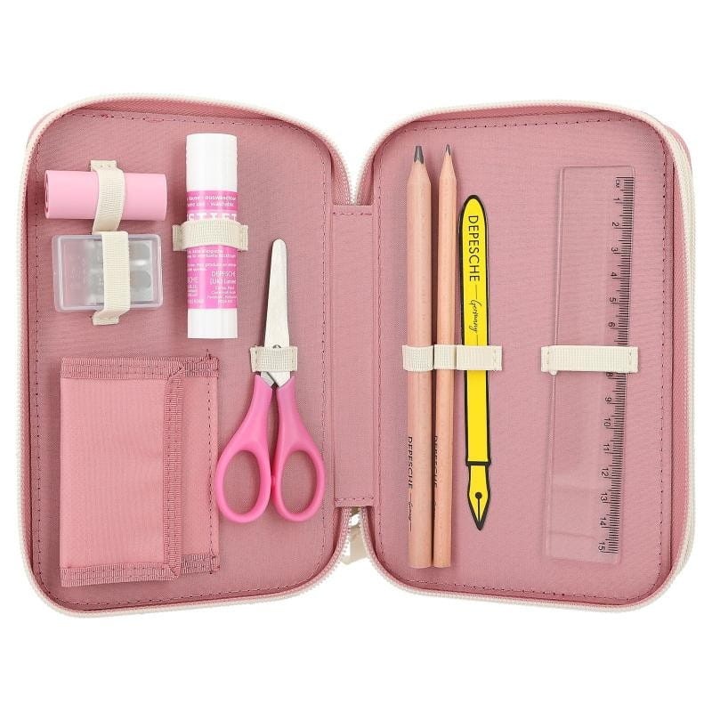 Piórnik trzykomorowy z wyposażenie Lama - TOPModel