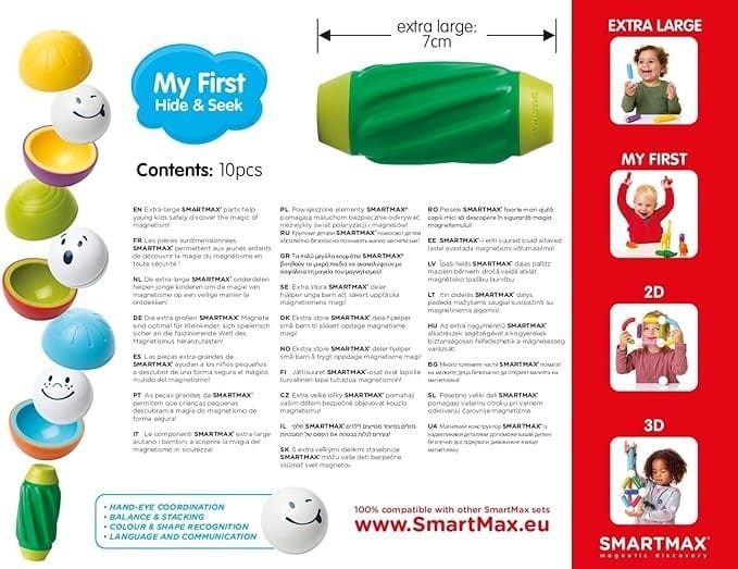 SmartMax ZabawA w chowanego Klocki Magnetyczne Hide & Seek