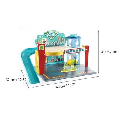 Parking z windą i Warsztat samochodowy CRAZY MOTORS Djeco