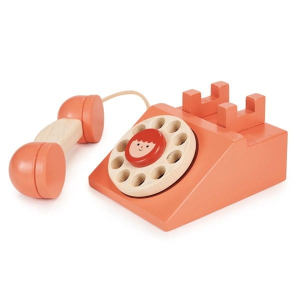 Telefon z tarczą stacjonarny retro Mentari