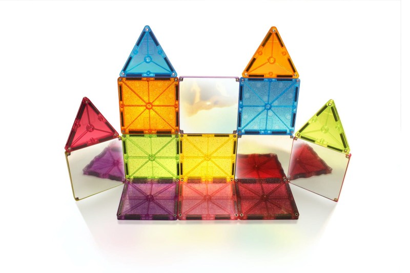 Klocki Magnetyczne z brokatem zestaw 15 el. MAGNA-TILES Stardust
