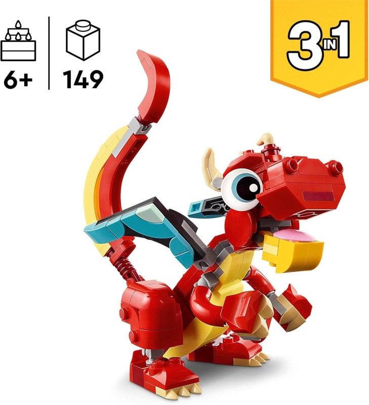 Lego Czerwony smok 31145