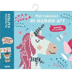 Zestaw kreatywny "Małe Diamenty" do wyklejania - Auzou