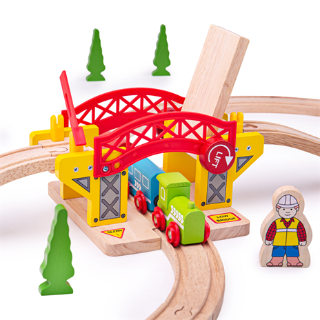 Most zwodzony do torów kolejowych - Bigjigs Rail