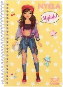 Szkicownik z Naklejkami Modelki Nyela - Top Model
