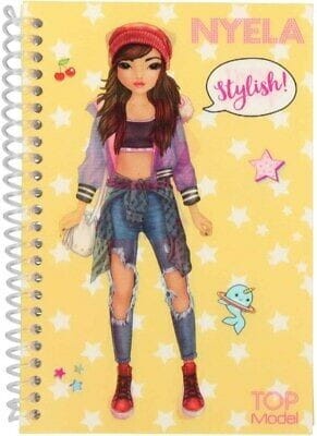 Szkicownik z Naklejkami Modelki Nyela - Top Model