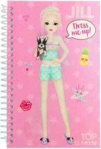 Szkicownik z Naklejkami Modelki Jill - Top Model