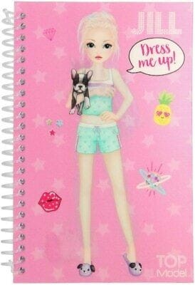Szkicownik z Naklejkami Modelki Jill - Top Model