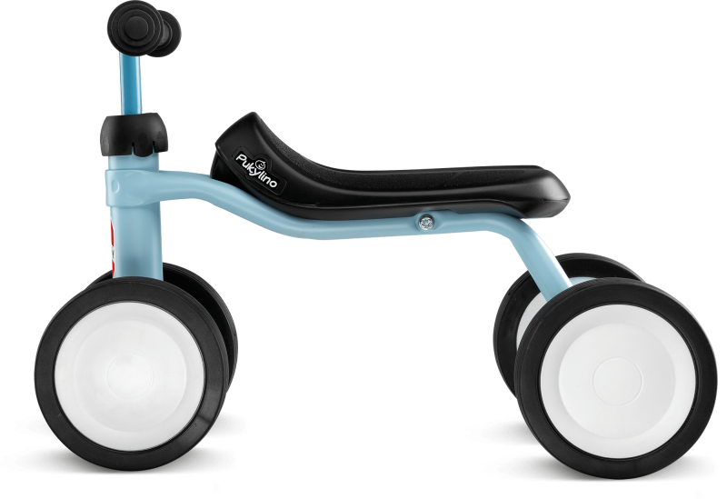 Rowerek - Jeździk czterokołowy dla dziecka 1+ retro blue PUKYLINO PUKY