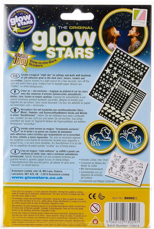 Gwiazdki świecące w ciemności 1000 szt. - The Original Glowstars Company