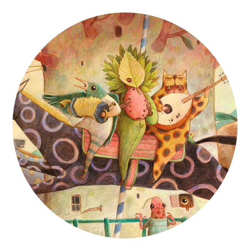 Puzzle Gallery Cudowna Jazda 100 el. - Djeco