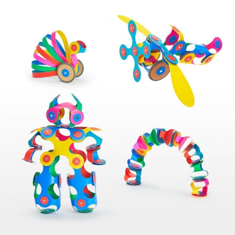 Elastyczne klocki magnetyczne Wheel Creator 72 el. CLIXIO