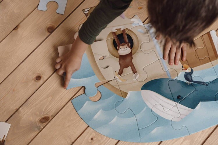 Arka Noego puzzle XXL Little Dutch