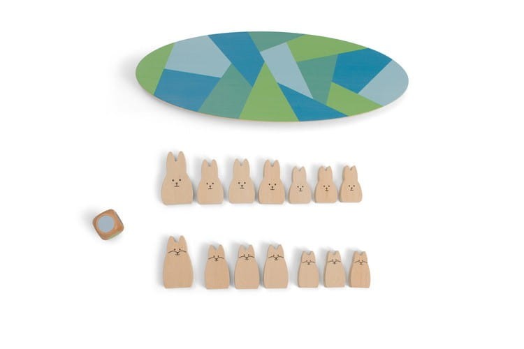 Balansujące króliczki. Gra zręcznościowa BS Toys