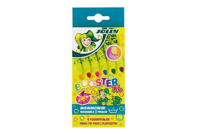 Pisaki łatwo zmywalne 6 kolorów BOOSTER XL – Jolly