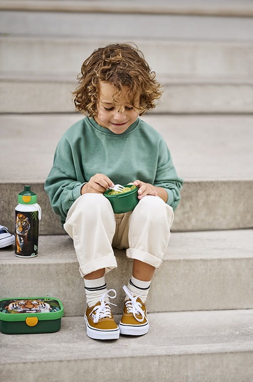 Pojemnik na przekąski z widelczykiem 300 ml tygrys Campus Mepal