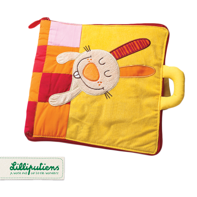 Książeczka Sensoryczna miękka Śpij dobrze, Króliczku - Lilliputiens