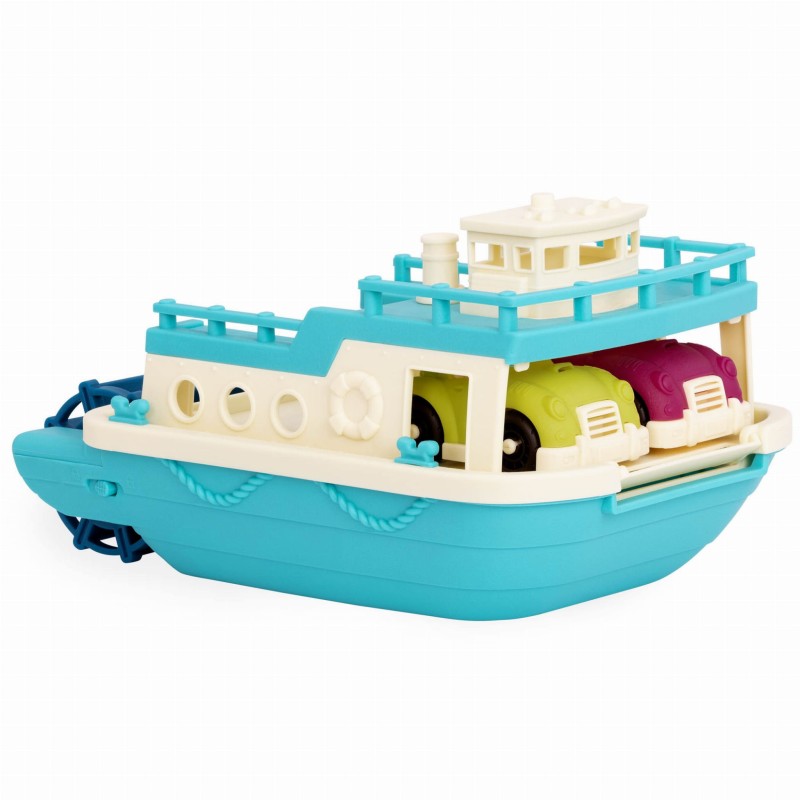 Prom z 2 autami statek Ferry Boat b.toys