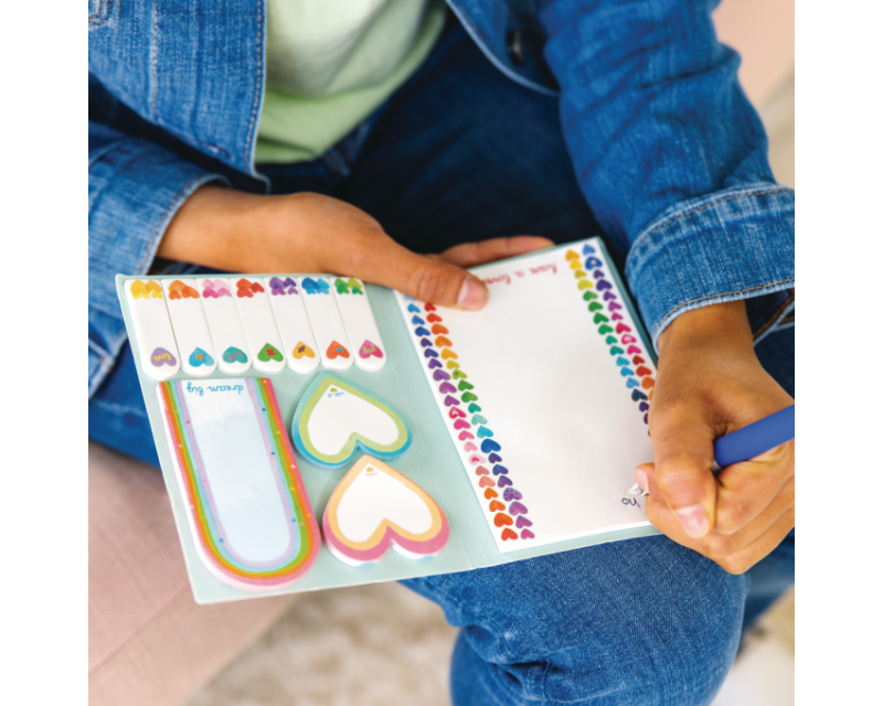 Karteczki samoprzylepne Serca notesik Note Pad Ooly