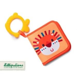 Książeczka do kąpieli z gryzakiem Lew Jack - Lilliputiens