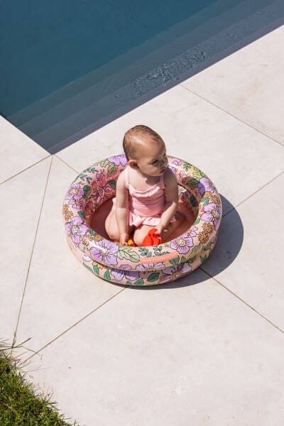 Basenik dmuchany dla dzieci 60 cm Kwiatki - The Swim Essentials