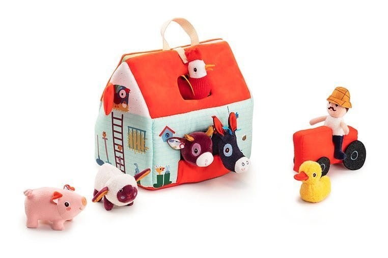 Pluszowy Domek Farma, Rolnik i Zwierzątka - Lilliputiens