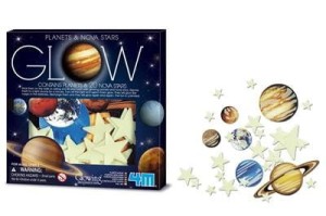 Gwiazdki i planety świecące w ciemności - Glow in the Dark