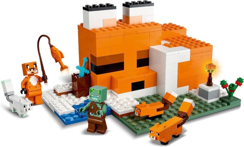 Lego Minecraft Siedlisko lisów 21178