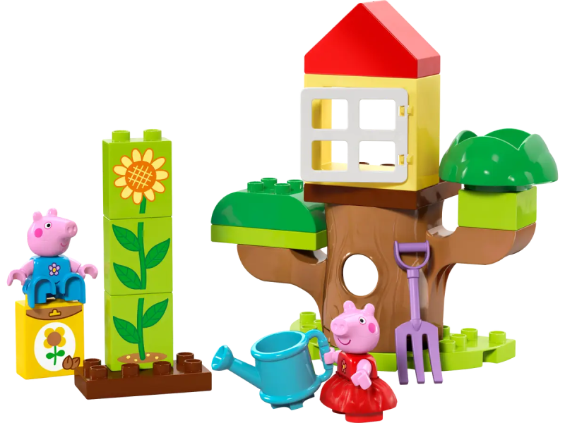 Lego Duplo Świnka Peppa Ogród i domek na drzewie 10431
