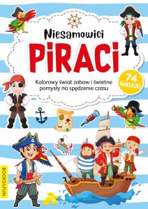 Kolorowanka z naklejkami Piraci - 74 naklejki