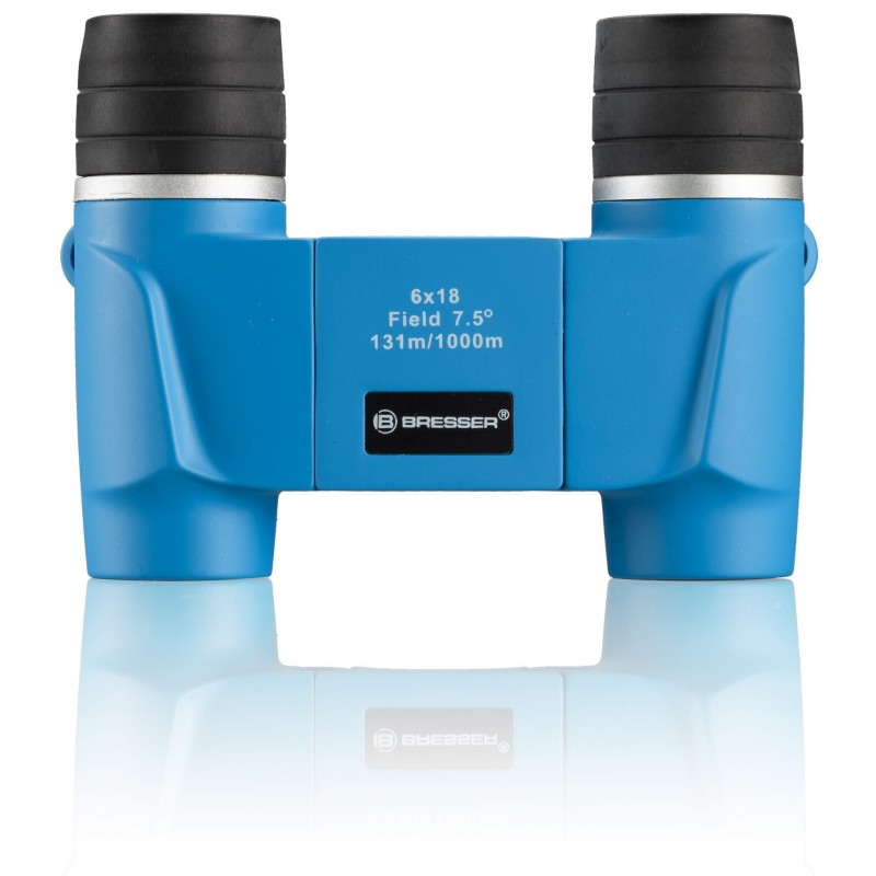 Lornetka dla dzieci 6x18 niebieska Bresser Junior
