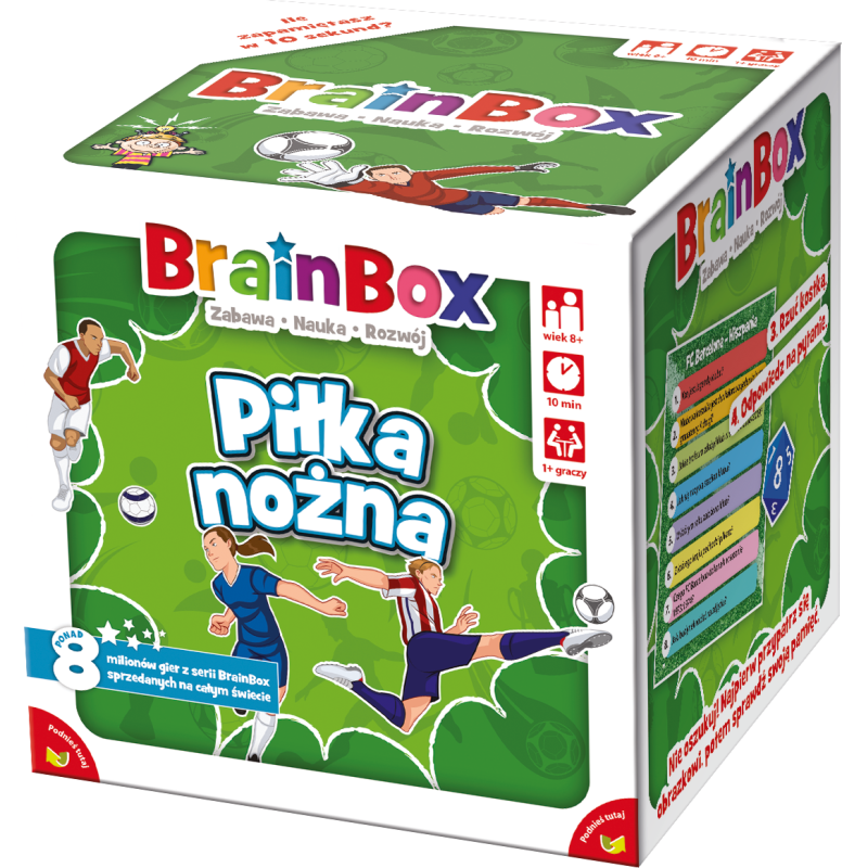 Piłka nożna BrainBox karty quiz Rebel