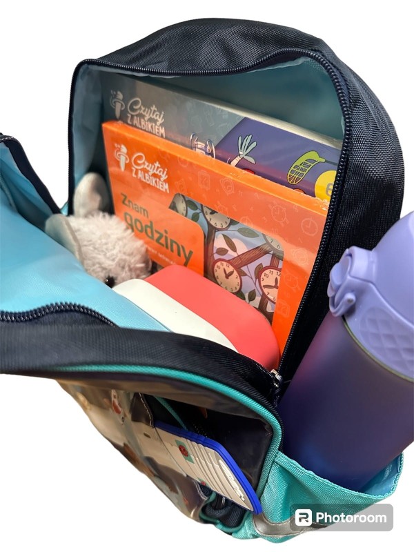 Plecak na książki i pióro Albik