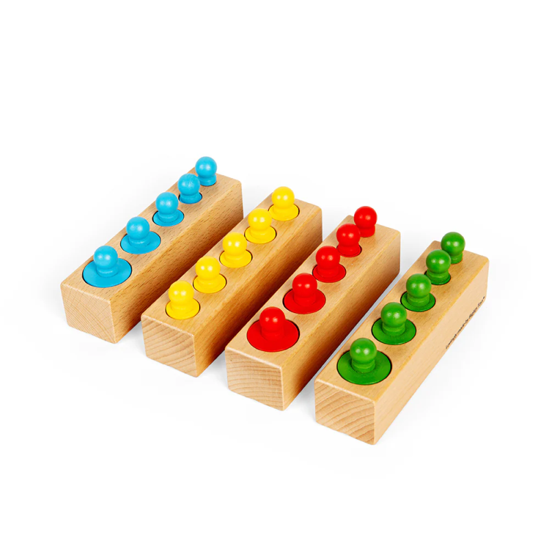Cylindry sorter kolorów i wielkości Bigjigs Toys