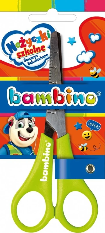 Nożyczki szkolne zaokrąglone 1 szt. Bambino
