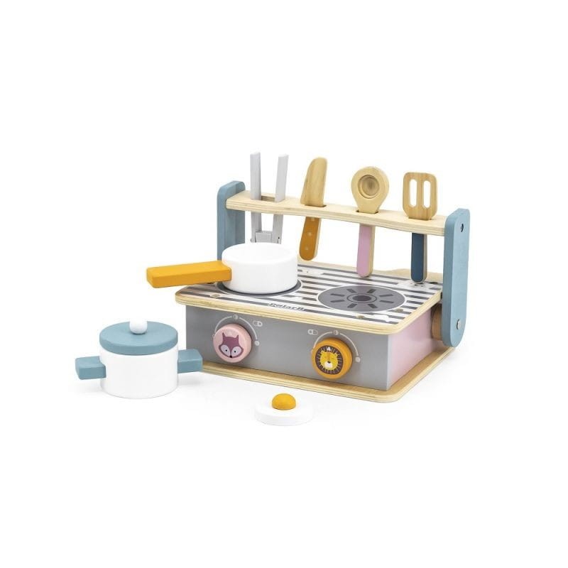 Drewniana Kuchenka i Grill z Akcesoriami - Viga