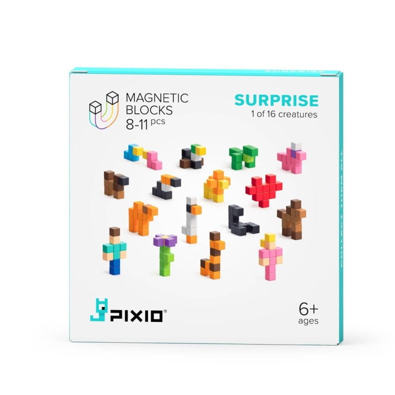 Klocki Magnetyczne 8-11 el. Surprise Series - Pixio