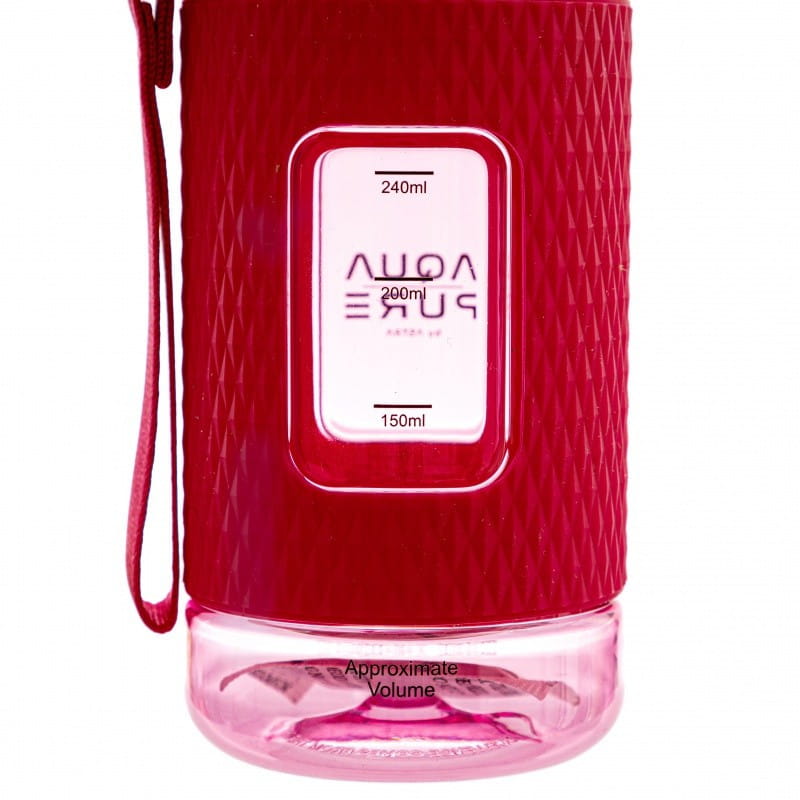 Bidon dziecięcym z uchwytem 400 ml neon róż Aqua Pure by Astra