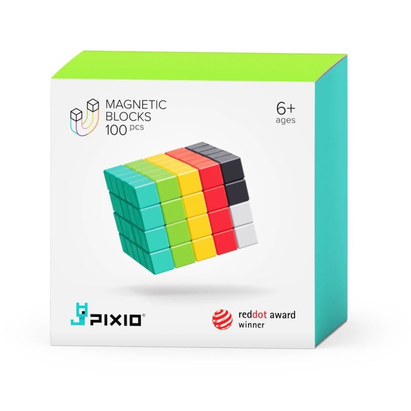 Klocki Magnetyczne 100 el. Design Series - Pixio