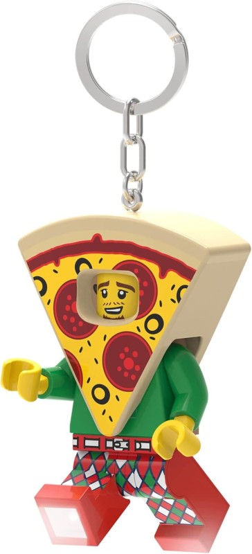 Lego breloczek z latarką LED ludzik Pizza KE176